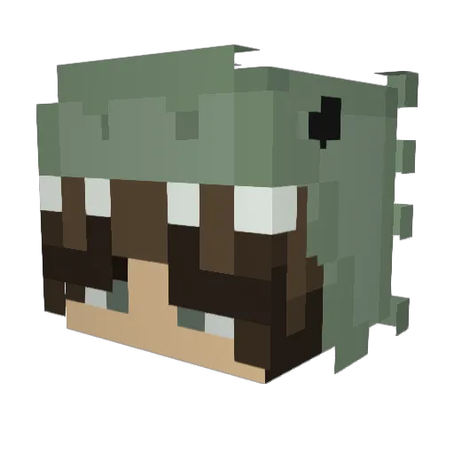 Cristi4nn25 Minecraft avatar head, 3D render