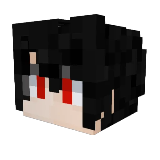 Cristiaank Minecraft avatar head, 3D render