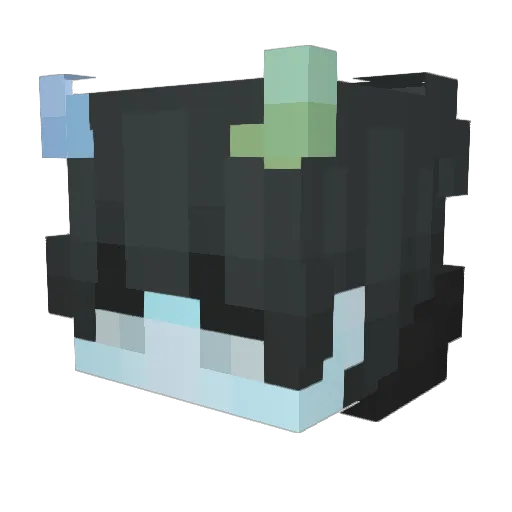 CristianGoblin Minecraft avatar head, 3D render