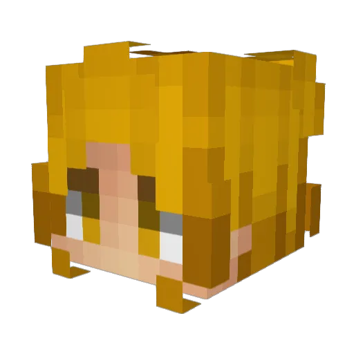 CristianRuiz Minecraft avatar head, 3D render