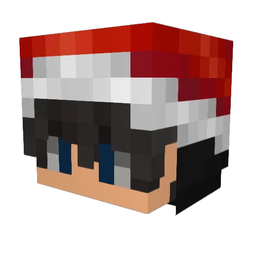 Cristianet95 Minecraft avatar head, 3D render