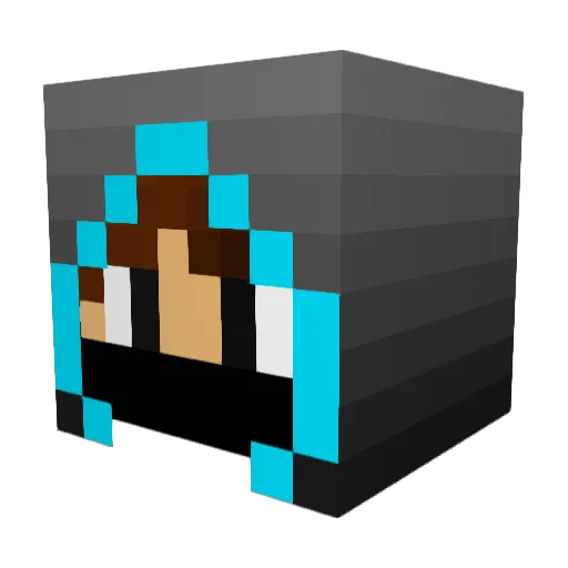 CristinAlex Minecraft avatar head, 3D render