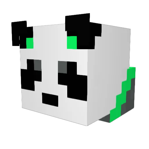 Cristobal09YT Minecraft avatar head, 3D render