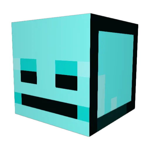 Cristobal222 Minecraft avatar head, 3D render