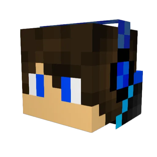 CristobalMaster Minecraft avatar head, 3D render