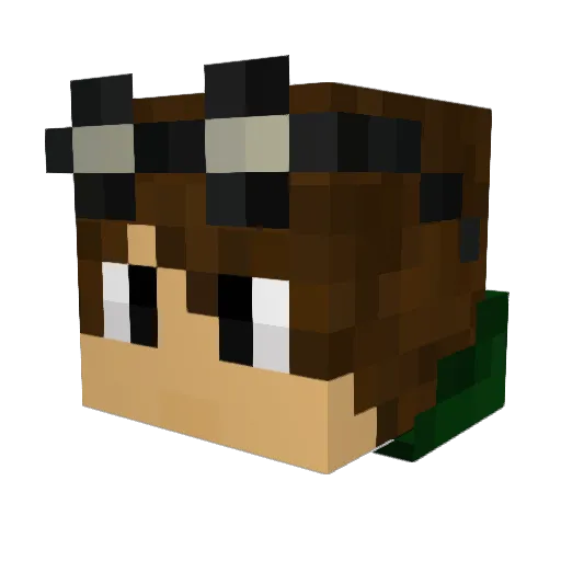 Cristobal_B9 Minecraft avatar head, 3D render
