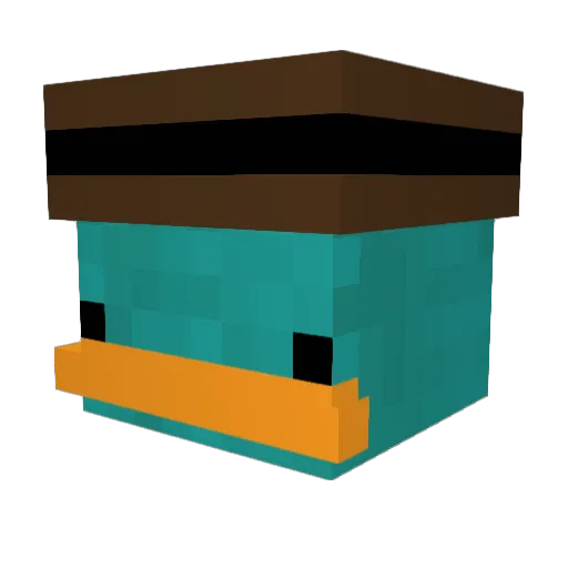 Cristoooo Minecraft avatar head, 3D render