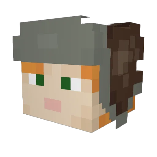 Cristy_ry Minecraft avatar head, 3D render