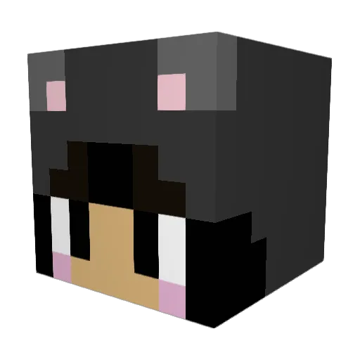 Cristyzb Minecraft avatar head, 3D render