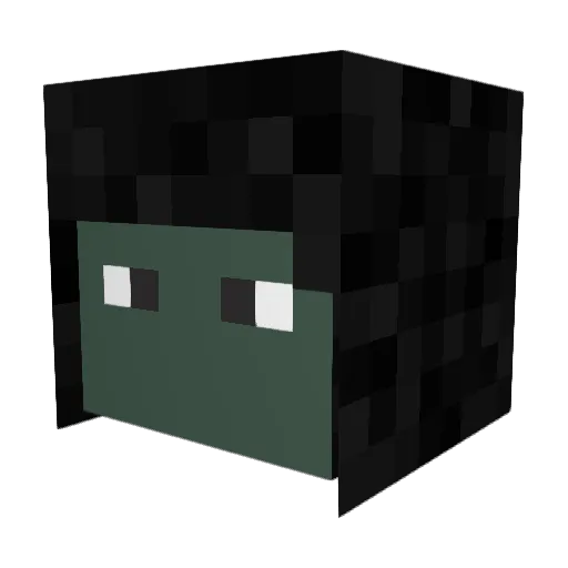 CriswellsCurse Minecraft avatar head, 3D render