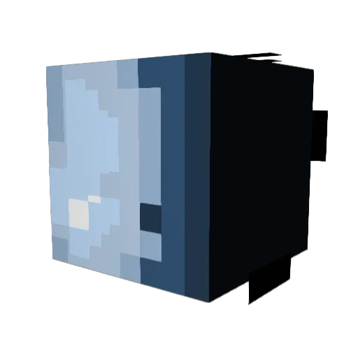 CritJay Minecraft avatar head, 3D render