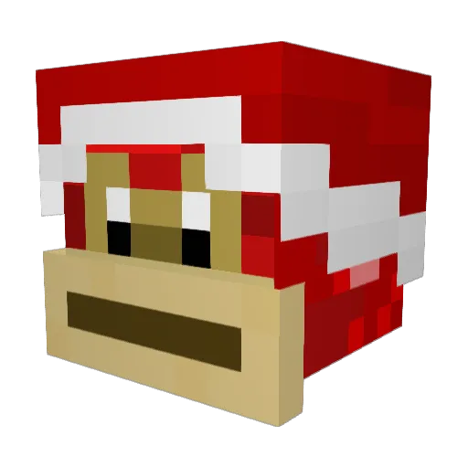CritShot Minecraft avatar head, 3D render