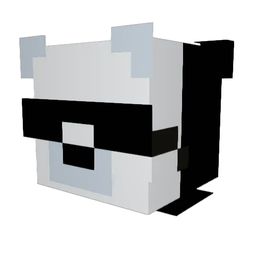 CritabaYT Minecraft avatar head, 3D render