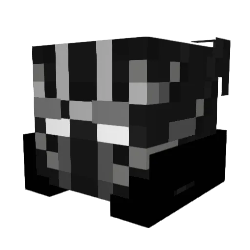CritiCooley Minecraft avatar head, 3D render
