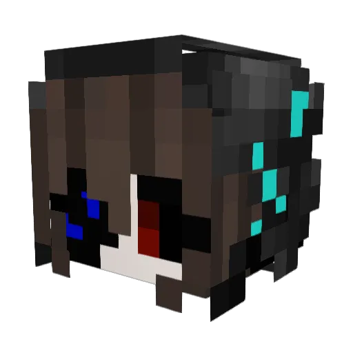 CritiK_ERR0R4O4 Minecraft avatar head, 3D render