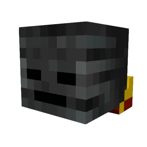 CriticalHex Minecraft avatar head, 3D render