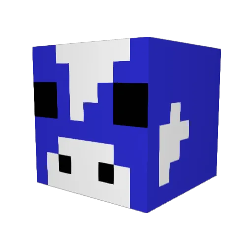 CriticalTaiga Minecraft avatar head, 3D render