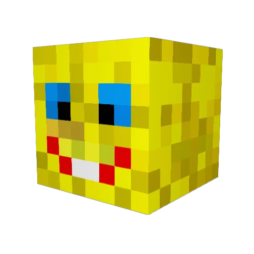 Criticalh1t Minecraft avatar head, 3D render
