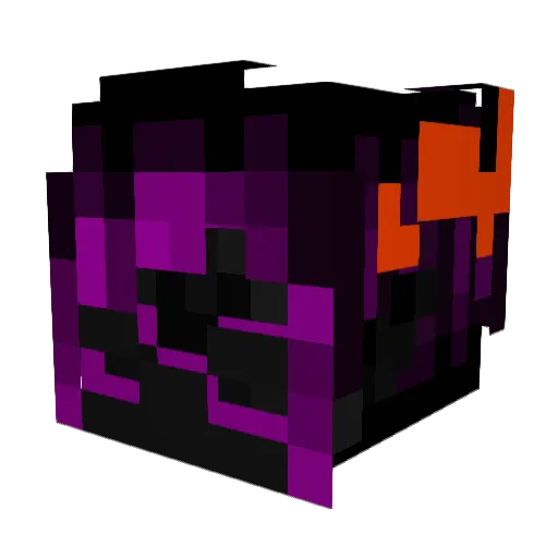 Criticalot Minecraft avatar head, 3D render