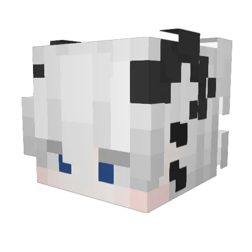 Criticyc Minecraft avatar head, 3D render