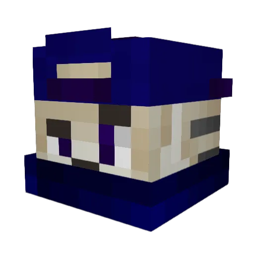 CrizaexPvP Minecraft avatar head, 3D render