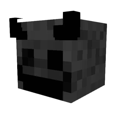Crizologo Minecraft avatar head, 3D render
