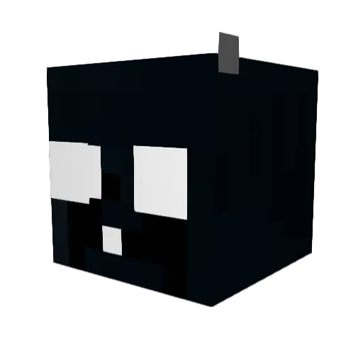 Crizs04 Minecraft avatar head, 3D render