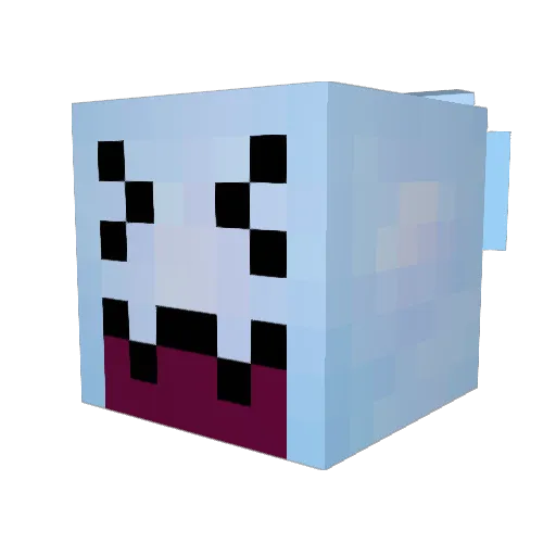 Crizzymann Minecraft avatar head, 3D render