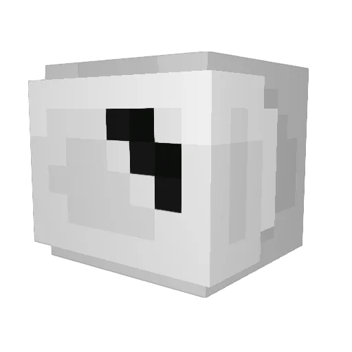 CroCo_pizza Minecraft avatar head, 3D render