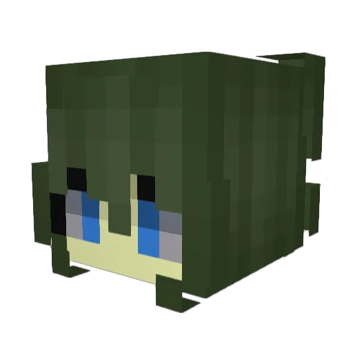 CroaSmoke123 Minecraft avatar head, 3D render