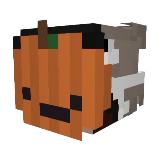 Croataa Minecraft avatar head, 3D render