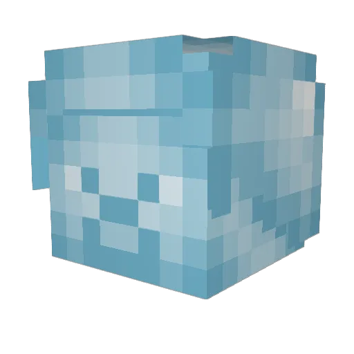 Croc_777 Minecraft avatar head, 3D render