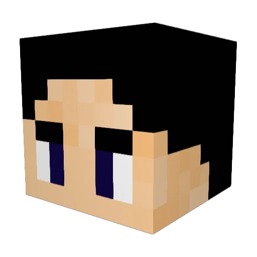 Crochobon Minecraft avatar head, 3D render