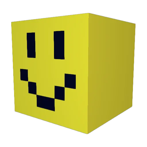 CrocketBOMB Minecraft avatar head, 3D render