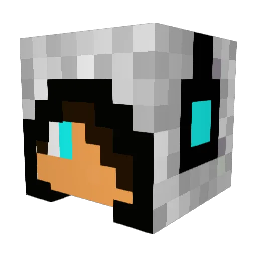 Croco000 Minecraft avatar head, 3D render
