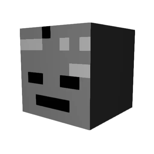 CrocoBocoDocoo Minecraft avatar head, 3D render