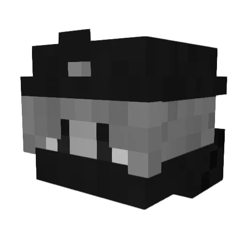 CrocodileJuri Minecraft avatar head, 3D render