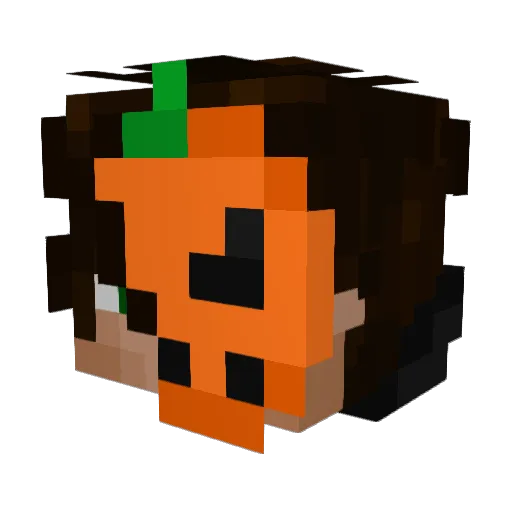 Crogorm Minecraft avatar head, 3D render