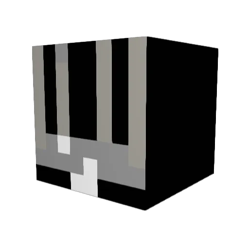 Croire Minecraft avatar head, 3D render
