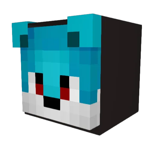 Croixofwar Minecraft avatar head, 3D render