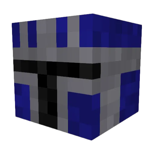 Crok33 Minecraft avatar head, 3D render