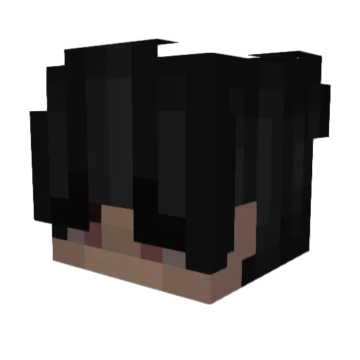 Crokmou_ Minecraft avatar head, 3D render