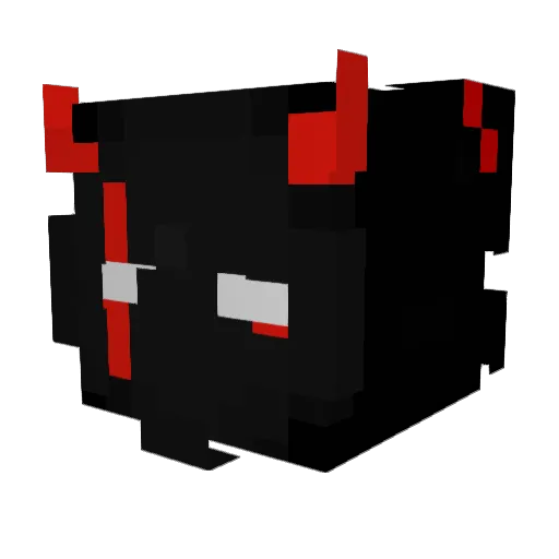 Croky888 Minecraft avatar head, 3D render