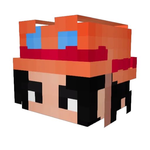 Cromi999 Minecraft avatar head, 3D render
