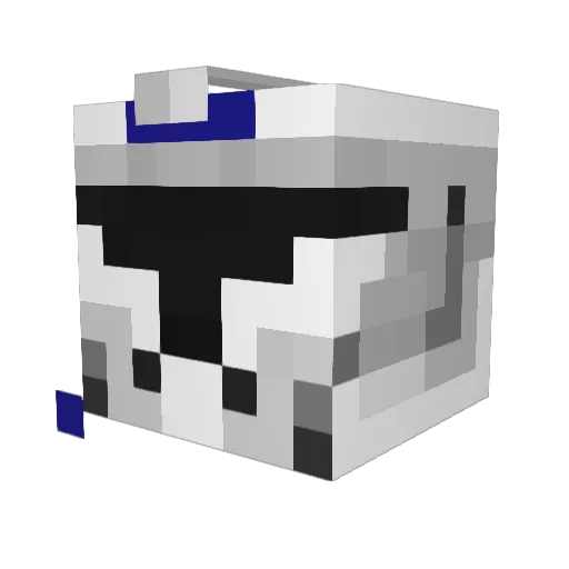 Cromlix Minecraft avatar head, 3D render
