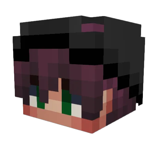 Cromwell08 Minecraft avatar head, 3D render