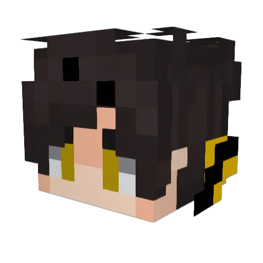 Cronark_OG Minecraft avatar head, 3D render
