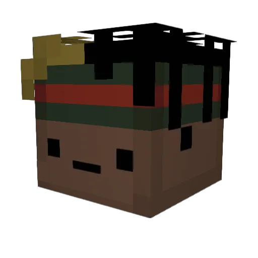 CronesSchmutz Minecraft avatar head, 3D render