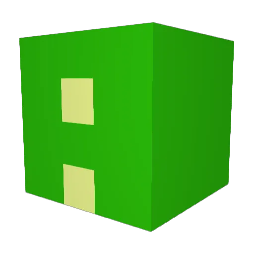 Crong2013 Minecraft avatar head, 3D render