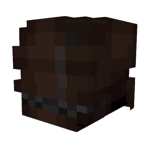 CronosDarth Minecraft avatar head, 3D render